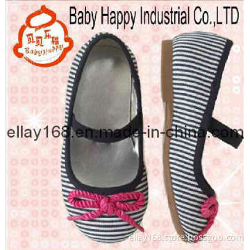 Zebra Canvas Girls Dress Shoes (BH-CS063)